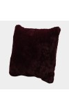 Home Beautiful Wine Velvet Cushion