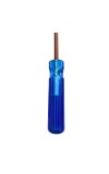 Flat Head Screwdriver with Blue Handle – Durable Steel Shaft, Precision Slotted magnetic & hardened Screw Driver for Home, DIY & Professional Use