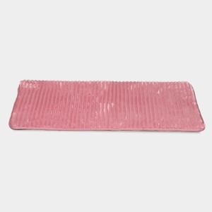 Home Beautiful Anti-Skid Silver Polyester Bath Mat Home Beautiful Anti-Skid Silver Polyester Bath Mat
