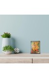 Hitech Sales Hindu God Shiv and his Pariwar Gold Plated Wooden Laminated Photo Frame 5x7 Inch Decorative Frame for Home, Office, and Temple