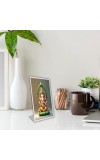 Car Desk/Table Top Ganupati Bappa Acrylic L-Style Photo Stand - 5x7 Inches, Compact And Stylish Spiritual Display (F6654)
