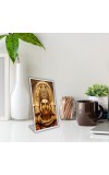 Car Desk/Table Top Lord Shiva Acrylic L-Style Photo Stand - 2.5x3.5 Inches, Compact And Stylish Spiritual Display (F6737)