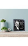 Hitech Sales Motivational Quotes Wall Frames of Ratan Tata, Inspirational Quotes Wall Framed Posters for Room, Office, Study Desk, Decor (Tabletop, Square – 10.10 x 10.10 inches Frame, Black)