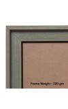HiTechMart Rustic Grey 7x9 Picture Frame Wooden Photo Frame with Glass Front Farmhouse Style Frame for Tabletop Display Ideal for Wedding, Family, or Home Décor