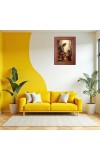 Lord Shanidev Photo Frame 17X21 Inch Religious Wall & Table Decor Frame | Lord Shanidev Spiritual Photo Frame For Home, Temple & Office | Decorative Hindu God & Goddess Frame (Pack Of 1) (F18365)