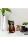 Car Desk/Table Top Little Krishna Acrylic L-Style Photo Stand - 5x7 Inches, Compact And Stylish Spiritual Display (F6717)