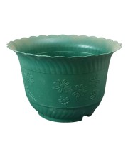 HitechMart Large Flower Pots (8''H x 10''W) – Stylish Planters for Indoor & Outdoor Plants, Succulents, and Herbs