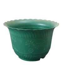 HitechMart Large Flower Pots (8''H x 10''W) – Stylish Planters for Indoor & Outdoor Plants, Succulents, and Herbs