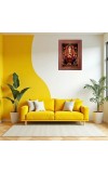 Lord Ganesha Photo Frame 17X21 Inch Religious Wall & Table Decor Frame | Lord Ganesha Spiritual Photo Frame For Home, Temple & Office | Decorative Hindu God & Goddess Frame (Pack Of 1) (F18073)
