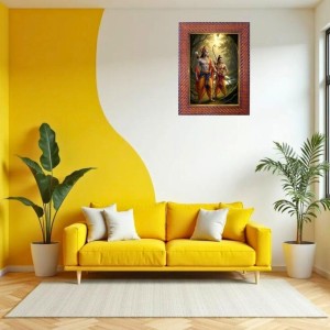Lord Shiva Photo Frame 17X21 Inch Religious Wall & Table Decor Frame | Lord Shiva Spiritual Photo Frame For Home, Temple & Office | Decorative Hindu God & Goddess Frame (Pack Of 1) (F18177)