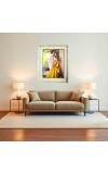 Marble Design Photo Frame – Modern Wall & Tabletop Picture Frame with Glass Front and MDF Back (Empty Frame) (Marble White)