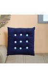 Home Beautiful Blue Polyester Cushion