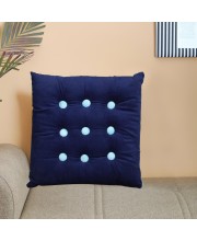 Home Beautiful Blue Polyester Cushion