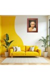 Lord Indra Photo Frame 15X19 Inch Religious Wall & Table Decor Frame | Lord Indra Spiritual Photo Frame For Home, Temple & Office | Decorative Hindu God & Goddess Frame (Pack Of 1) (F18360)