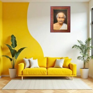 Lord Indra Photo Frame 19X23 Inch Religious Wall & Table Decor Frame | Lord Indra Spiritual Photo Frame For Home, Temple & Office | Decorative Hindu God & Goddess Frame (Pack Of 1) (F18360)