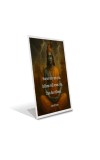 Car Desk/Table Top Shree Krishna Acrylic L-Style Photo Stand - 5x7 Inches, Compact And Stylish Spiritual Display (F6680)