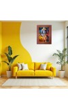 Lord Ganesha Photo Frame 15X19 Inch Religious Wall & Table Decor Frame | Lord Ganesha Spiritual Photo Frame For Home, Temple & Office | Decorative Hindu God & Goddess Frame (Pack Of 1) (F18090)