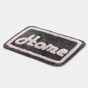 Home Beautiful Anti-Skid Polyester Bath Mat, Set of 2
