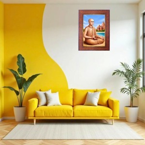 Mataji Nirmala Devi Photo Frame 13X17 Inch Religious Wall & Table Decor Frame | Mataji Nirmala Devi Spiritual Photo Frame For Home, Temple & Office (F18421X13X17)