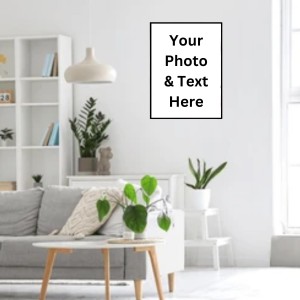 Hitech Sales Personalized Photo Frames for Table and Walls Decoration | Gifts and Home decor laminated photo (Without glass) | 8x12 Inch