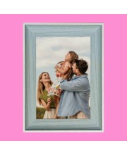 HiTechMart 11x15 inch Single Picture Frame Grey Solid Polystyrene Frame with Acrylic Glass for 8x12 Without Mat Wall Display