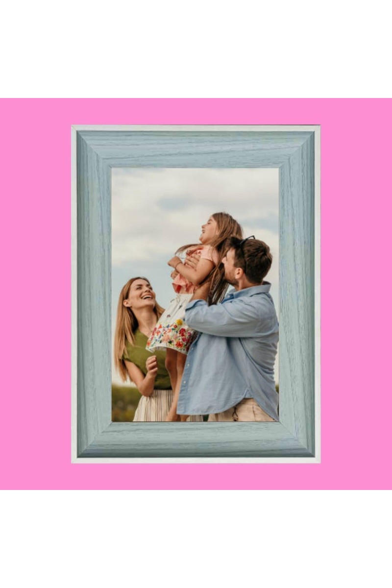 HiTechMart 11x15 inch Single Picture Frame Grey Solid Polystyrene Frame with Acrylic Glass for 8x12 Without Mat Wall Display