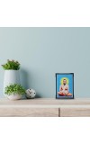 Hitech Sales Ramakrishna Paramahansa Hindu Religious Wooden Laminated Photo Frame 5x7 Inch Decorative Frame for Home, Office, and Temple