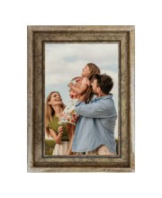 HiTechMart 11x15 inch Single Picture Frame Polystyrene Photo Frame with Acrylic Glass Front for 8x12inch Photos Wall Mount Display Perfect for Family Photos or Gifting