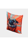 Home Beautiful Orange Polyester Cushion