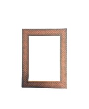 Decorative Metallic Photo Frame, Textured Bronze Finish, Wall & Tabletop Picture Frame for Home and Office Décor (Photo size 5x7 inch).