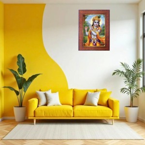 Lord Krishna Photo Frame 13X17 Inch Religious Wall & Table Decor Frame | Lord Krishna Spiritual Photo Frame For Home, Temple & Office | Decorative Hindu God & Goddess Frame (Pack Of 1) (F18067) Lord Krishna Photo Frame 13X17 Inch Religious Wall & Table Decor Frame | Lord Krishna Spiritual Photo Frame For Home, Temple & Office | Decorative Hindu God & Goddess Frame (Pack Of 1) (F18067)