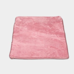 Home Beautiful Anti-Skid Silver Polyester Bath Mat Home Beautiful Anti-Skid Silver Polyester Bath Mat
