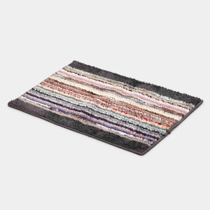 Home Beautiful Grey Polyester Door Mat Home Beautiful Grey Polyester Door Mat