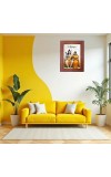 Lord Krishna Photo Frame Religious Wall & Table Decor Frame | Lord Krishna Spiritual Photo Frame For Home, Temple & Office | Decorative Hindu God & Goddess Frame (Pack Of 1) (F18173)