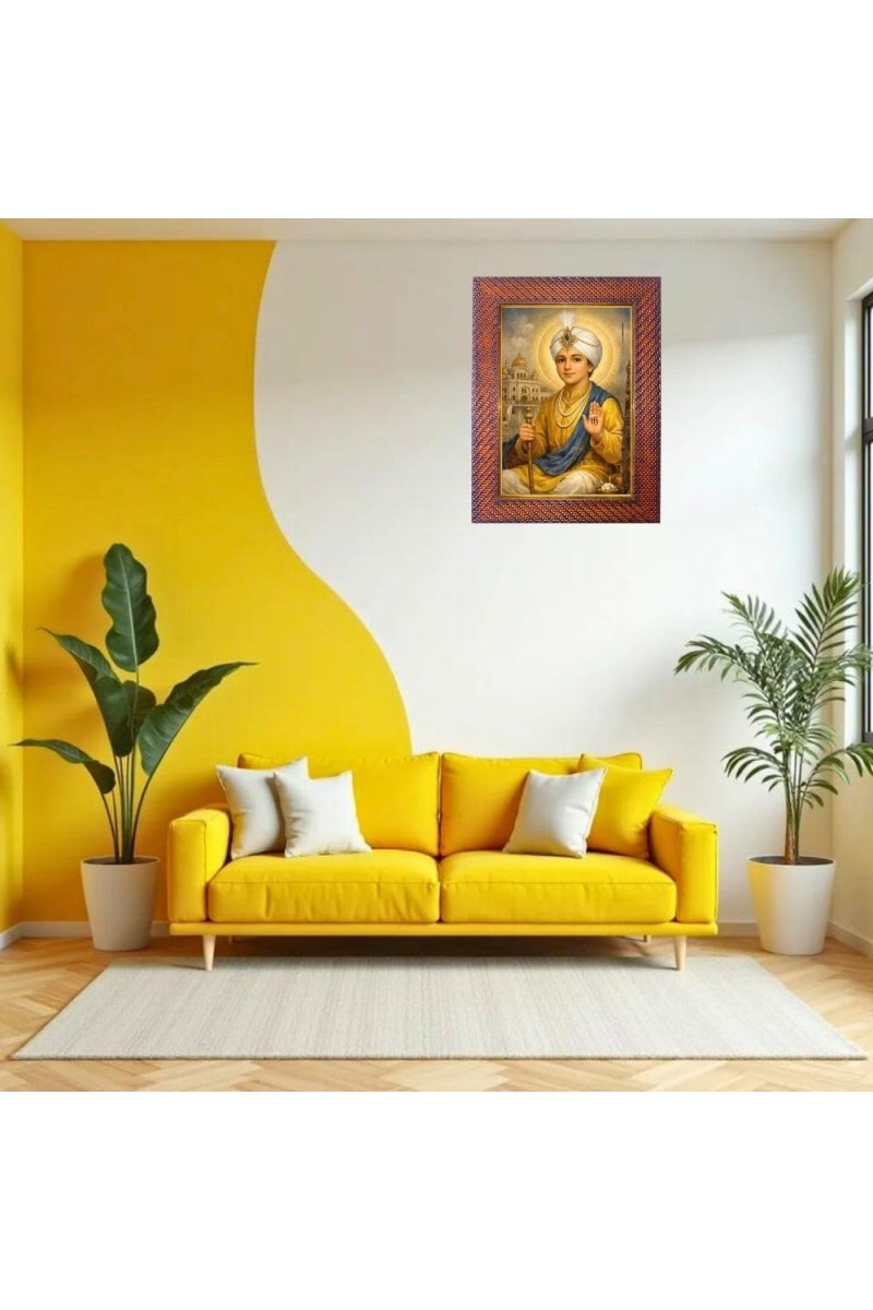 Lord Mahadev Photo Frame 15X19 Inch Religious Wall & Table Decor Frame | Lord Mahadev Spiritual Photo Frame For Home, Temple & Office | Decorative Hindu God & Goddess Frame (Pack Of 1) (F18351)