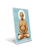 Car Desk/Table Top Lahiri Mahasaya Acrylic L-Style Photo Stand - 2.5x3.5 Inches, Compact And Stylish Spiritual Display (F6687)