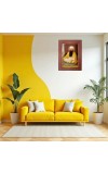 Guru Tegh Bahadur Sahib Ji Photo Frame Religious Wall & Table Decor Frame | Guru Tegh Bahadur Sahib Ji Spiritual Photo Frame For Home, Temple & Office | Decorative Hindu God & Goddess F