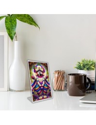 Car Desk/Table Top Jai Jagannath Acrylic L-Style Photo Stand - 2.5x3.5 Inches, Compact And Stylish Spiritual Display (F6660)