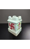 Ceramic Tulsi Pot for Home | Handmade, Vastu-Friendly, Tulsi Planter for Puja Mandir & Balcony