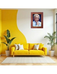 Sadhguru (Jaggi Vasudev) Photo Frame 15X19 Inch Religious Wall & Table Decor Frame | Sadhguru (Jaggi Vasudev) Spiritual Photo Frame For Home, Temple & Office (F18304X15X19)