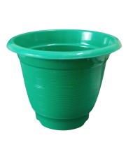 Medium Flower Pots (7''H x 10.5''W) – Decorative Planters with Drainage for Indoor & Outdoor Plants, Succulents, and Herbs (1)