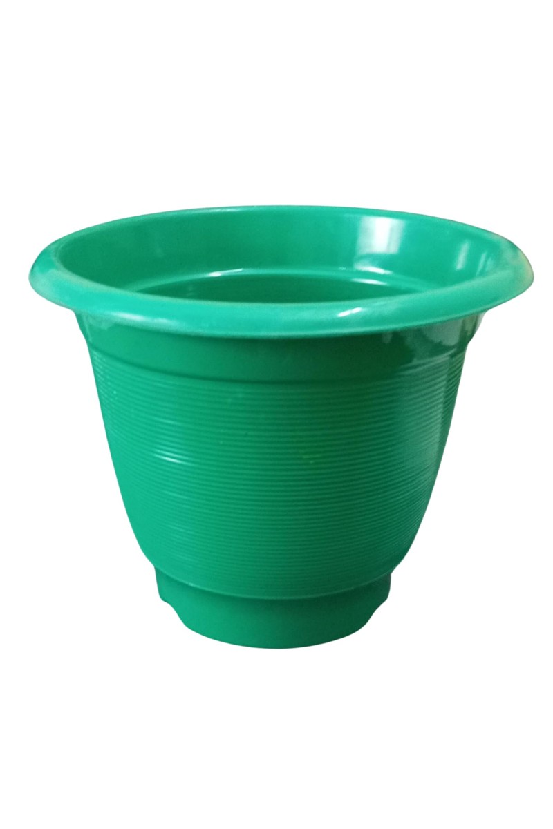 Medium Flower Pots (7''H x 10.5''W) – Decorative Planters with Drainage for Indoor & Outdoor Plants, Succulents, and Herbs (1)