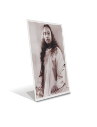 Car Desk/Table Top Paramahansa Yogananda Acrylic L-Style Photo Stand - 5x7 Inches, Compact And Stylish Spiritual Display (F6705)