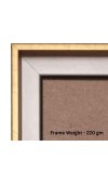 HiTechMart Polystrene 7x9 Picture Frame Photo Frame with Glass Front, Tabletop Display Ideal for Wedding Gif, Family Photos, or Gifts