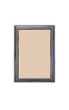 Elegant Silver Decorative Photo Frame for Home & Office Décor | Vintage Wall & Tabletop Frame | Synthetic Wood Design with Acrylic Front | Ideal for Photos, Paintings & Certificates
