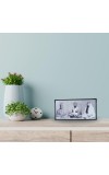 Generic Swami Vivekananda, Ramakrishna Paramahansa & Sarada Ma Photo Frame - Black, 12.2 x 26.2 cm, Minimalist, Horizontal, Tabletop & Wall Mount