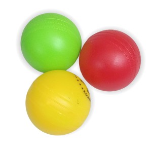 Hi Tech Sales Multicolor Plastic Cricket Balls | Lightweight and Durable Practice Balls for Kids and Adults | Indoor & Outdoor Play (Yellow, Red, Green) (Medium, 6, Count)