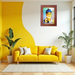 Swami Dayananda Photo Frame 21X25 Inch Religious Wall & Table Decor Frame | Swami Dayananda Spiritual Photo Frame For Home, Temple & Office | Decorative Hindu God & Goddess Frame (Pack Of 1) (F184