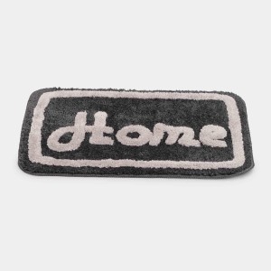 Home Beautiful Anti-Skid Polyester Bath Mat, Set of 2