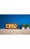 Lord Sai Baba, Lokenath, Guru Baba Photo Frame - 8x14 Inch Brown Wooden Frame | Hindu Gods Wall Decor For Home & Office